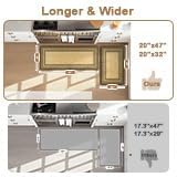 KIMODE Anti Fatigue Kitchen Mat, Cushioned Boho Kitchen Rugs Sets of 2