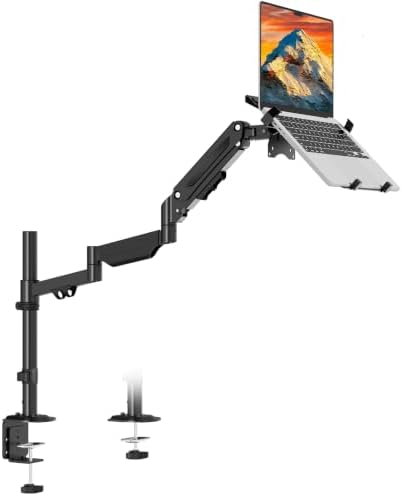 PUTORSEN Laptop Desk Mount for Max 18'' Laptop & 17-32'' Monitor