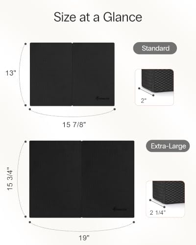 StrongTek 2-in-1 Foam Balance Pad and Kneeling Pad, 15.8 or 19 in Sizes