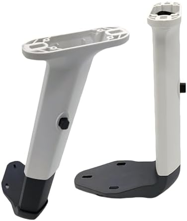 Menolana Height Adjustable Chair Armrest Pair Armrest Replacement,Durable,Liftable Gaming Work Chair Arms Set for Swivel Chair Working, White