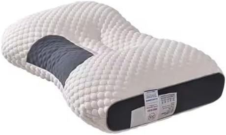 Ergonomic Pillow Contour Orthopedic Neck Traction for Shoulder Neck Pain Relief Side Sleeper,Cervical Neck Support Massage Lifting Pillow High Elastic Machine Washable