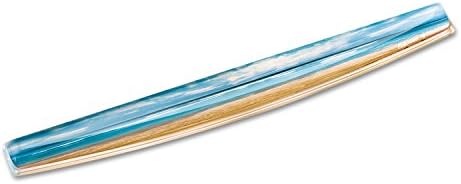 Fellowes Photo Gel Keyboard Wrist Rest with Microban – Sandy Beach, Multicolor