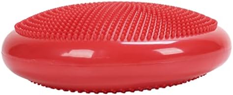 Inflatable Balance Disc Cushion for Yoga, Stability Training & Core Exercise, NonSlip Massage Pad for Home Gym, Office Chair Posture Support, Kids Sensory Play