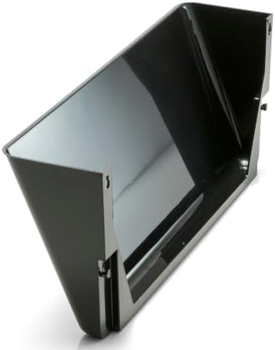 Officemate Legal-Size Wall File, Single, Black Wall-Mountable Plastic Document Organizer for Folders, Forms and Mail, 16.19 x 4.12 x 7-Inch