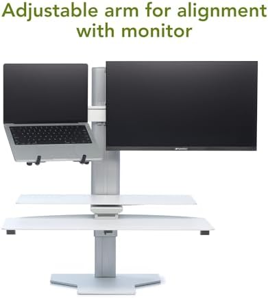 Perfect POSTURE Standing Desk Converter - Laptop & Monitor Riser - 18" Lift