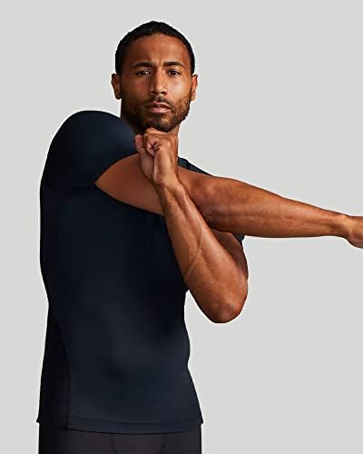 Tommie Copper Men's Lower Back Support Compression Shirts with Lower Back Pain Relief, Lower Back Support for Men
