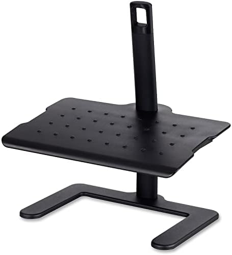 Safco Products 2129BL Adjustable Footrest, Black