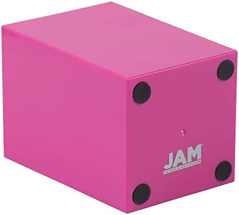 JAM PAPER Plastic Pen Holder - Fuchsia Pink - Desktop Pencil Cup Sold Individually