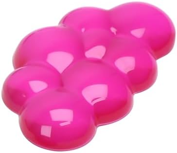 Gel Cloud Mouse Wrist Rest, Cute Wrist Support and Arm Support for Mouse Rest Typing Pain Relief，Suitable for Office/Computer/Laptop/Gaming (Transparent Red)