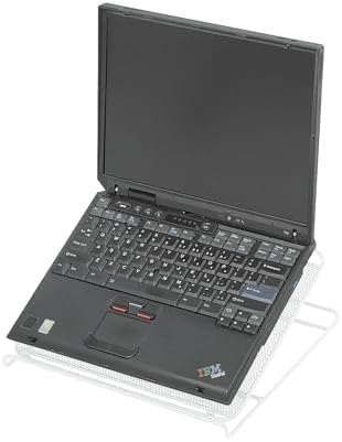Safco Onyx Mesh Adjustable Ventilated Tabletop Laptop, Tablet Stand, Ergonomic Lift Stand' Silver