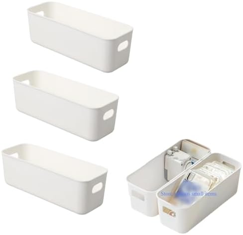 Multi-purpose small storage bins PP plastic 10.3x3.9x3.2 inch (3)