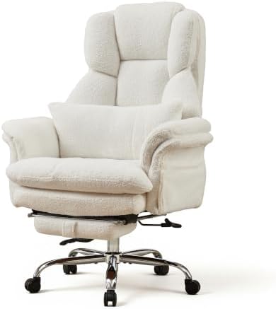 Big and Tall Criss Cross Legged Office Chair with Flip Armrests