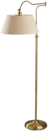 ADESSO Rodeo Floor Lamp, Antique Brass