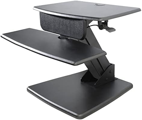 Kantek Desktop Sit to Stand Workstation, Black (STS810)