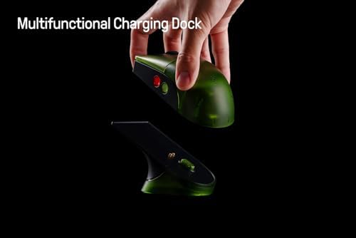 8Bitdo Retro R8 Mouse with Charging Dock - Xbox Edition