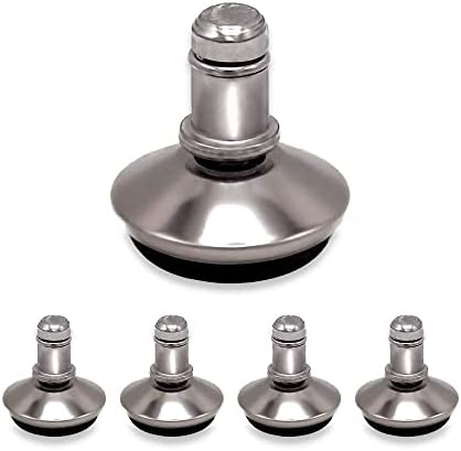 FOH Office Chair Bell Glides Replacement, 7/16" 11mm Stem, Low Profile