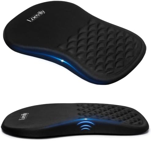 Ergonomic Mouse Pad with Wrist Rest, 8° Memory Foam Wrist Support
