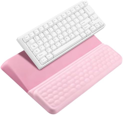 Keyboard Stand with Wrist Rest，Ergonomic Keyboard Riser Holder Lifter Tray