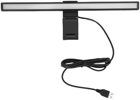 Monitor Light Bar, 3 Color Temperature Dimmable Computer Screen Lamp with Anti Glare Eye Care, USB Powered Desk Lamp for Home Office