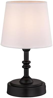 O’Bright Seraph mini – Cordless LED Table Lamp with Dimmer, Built-in Rechargeable Battery, 3-Level Brightness, Patio Table Lamp, Bedside Night Lamp, Ambient Light for Restaurant, Black