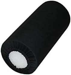 Rehabilitation Advantage Black Fabric Foam Roller Cover, 12" Long