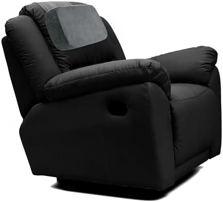 HOMBYS Memory Foam Neck Pillow for Recliner, Adjustable Headrest Cushion with Soft Plush Fabric and Medium Firm Filling, Design for Recliner Sofa Armchair, Machine Washable and Non-Slip (Dark Gray)