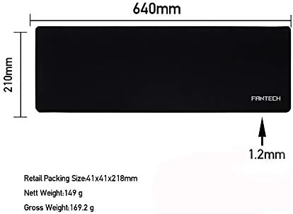 Large Gaming Mouse Pad, Extended Mouse-Mat Non-Slip Rubber Base for Laptop, Notebook, Computer, Desktop, PC, Gamer, Office