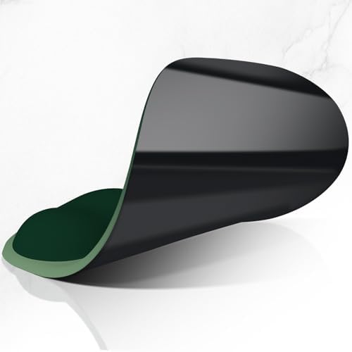 ITNRSIIET Ergonomic Mouse Pad, Cushioned Gel Wrist Rest, Non-Slip Base, Smooth Surface, Cute Multi-Color, 9.5 x 8.2 in, Deep Green