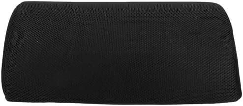 Semi Cylindrical Foot Rest Cushion for Feet and Legs, Black