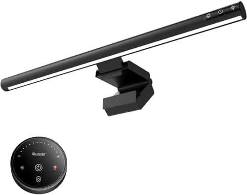 BY-J PC Screen Lamp with Remote Control, Adjustable Screen Light Automatic Dimming, LED USB Computer Lamp 17 in Monitor Light Bar Lighting for Office Gaming