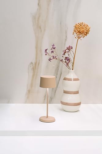 Zafferano, Olivia Pro Micro, Rechargeable Cordless Table Lamp, Sand