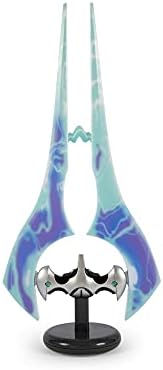 Ukonic Halo Light-Up Covenant Energy Sword Collectible Desktop Lamp with LED Light | Video Game-Themed Room Essentials | Bedside Table Lamp, Home Decor Accessories | 14 Inches Tall