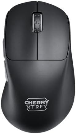 CHERRY XTRFY M64 Wireless | Ultra Light Ergonomic Gaming Mouse (M64 Pro 8K, Black)