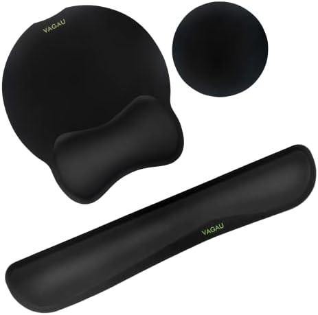 VAGAU Premium Keyboard Wrist Rest and Mouse Pad Wrist Support