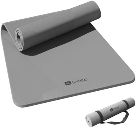 KEEP Extra Wide Yoga Mat, 7mm Thick 72" x 32" Exercise Mat