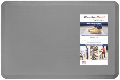 WeatherTech ComfortMat | 24" x 36" Anti-Fatigue Mat, 3/4" Thick, Slip Resistant, Easy to Clean, Woven Pattern (Grey)