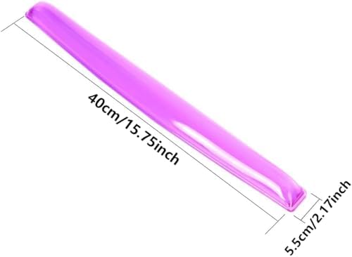 Gel Keyboard Wrist Rest Pad - Gel Keyboard Wrist Rest Pad | Wrist Rest Support for Office Gaming Computer Laptop Ergonomic Comfortable Pain Relief- Purple
