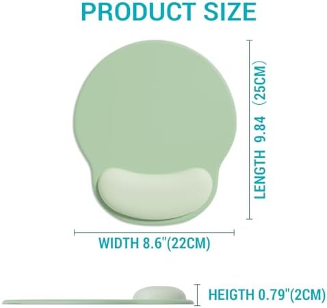 Hancynir Ergonomic Mouse Pad with Wrist Support Gel Mouse Pads Wrist Rest