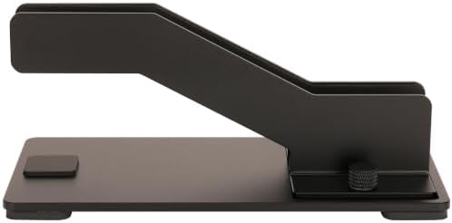 Adjustable Vertical Laptop Stand, Premium CNC Aluminum Laptop Holder with Tool-Free Dual Knobs, Universal Dock for MacBook, Surface, Dell, HP, Lenovo & All Laptops, Space Saving Desk Organizer
