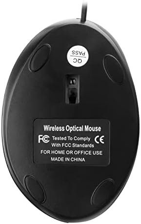 Sokelinn-six Wired Vertical Mouse,Right Hand Ergonomic Gaming Mouse 800 1200 1600 DPI Adjustable USB Optical Wrist Healthy Mice Mause for Laptop PC Computer (Black)