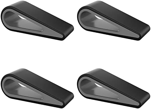 MoKo Laptop/Computer Keyboard Stands, [4 Pack] Tilting Wedge Riser, Black