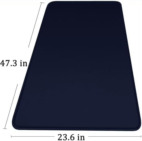 Large Gaming Mouse Pad with Stitched Edges (47.3 X 23.6 in) Waterproof