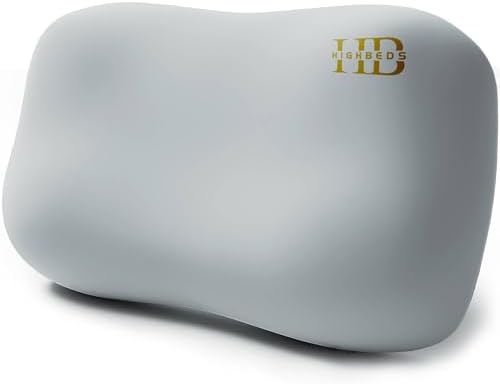 HighBeds Cervical Neck Pillow for Neck Pain Relief- Memory Foam Pillow for Side and Back Sleepers, BASF Support with Ergonomic Pillow(Grey)