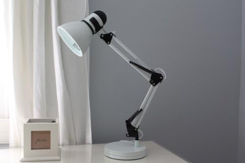 Boston Harbor TL-WK-134E-WH-3L Desk Lamp Swing Arm, White