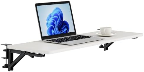 Desk Extender Tray, 16"×12" Clamp-On Arm Rest Shelf