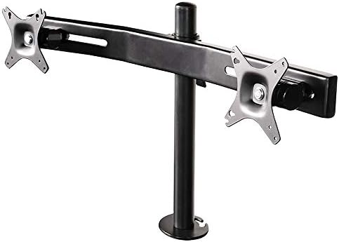 Kantek Dual LCD Monitor Arm for STS800/STS810 Sit to Stand Systems (STS802), Black