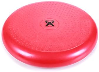 Cando-30-1870 CanDo Inflatable Balance Disc for Balance Training, Proprioception, Strengthening Lower Extremities, Posture, Back Pain, Stress Relief, Restlessness and Anxiety. Red, 14” Diameter