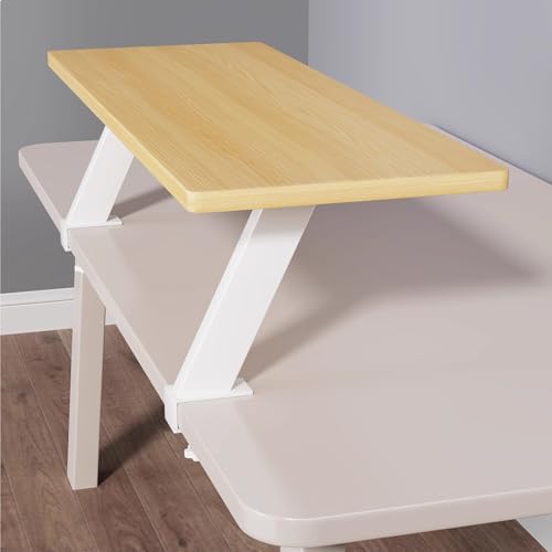 Clamp On Desk Shelf, Adjustable Desktop Extender Storage Organizer