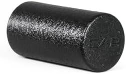CAP 12-Inch Firm High-Density Foam Roller, Exercise & Recovery Massage, Black
