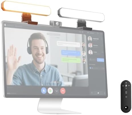 NEEWER Basics 12W Dual Monitor Light Bar with Stands for Home Office, L10
